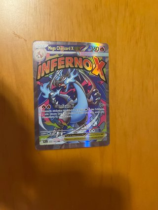Carta Pokémon Mega Charizard X Infernos
