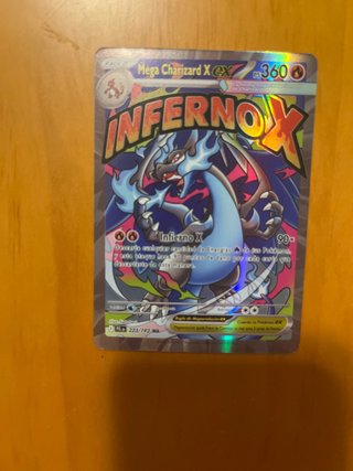 Carta Pokémon Mega Charizard X EX 360 PS