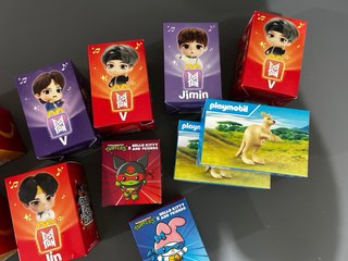 Lote Juguetes McDonald's BTS, Playmobil, Tortugas
