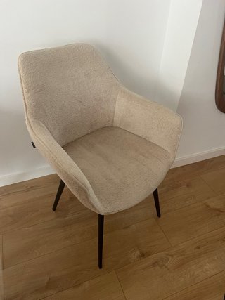 4 Sillas Kave Home Chenilla Beige