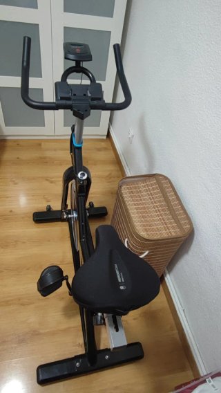 Bicicleta Estática Spinning Negra