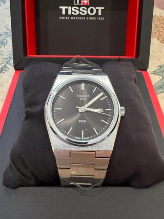 Reloj Tissot PRX Negro Acero Nuevo