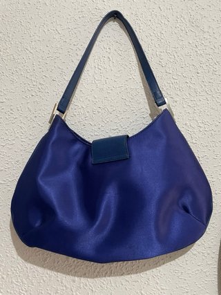 Bolso vintage azul de hombro