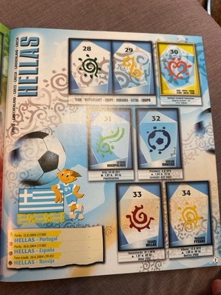 Album Panini Euro Portugal 2004