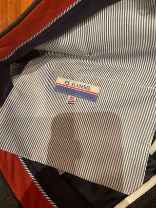 Traje El Ganso Talla M Gris Marengo