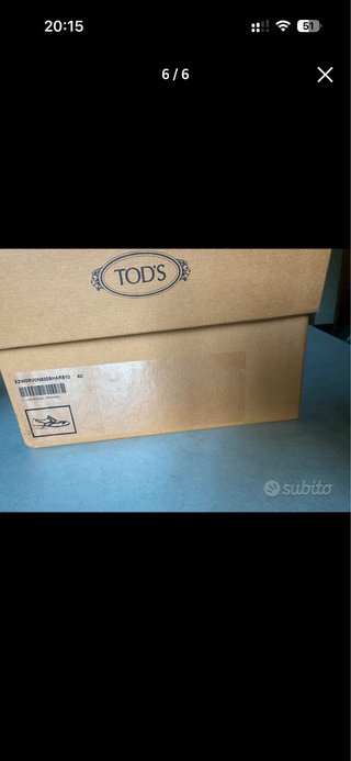 Tod's Scarpe Derby Bordeaux 40