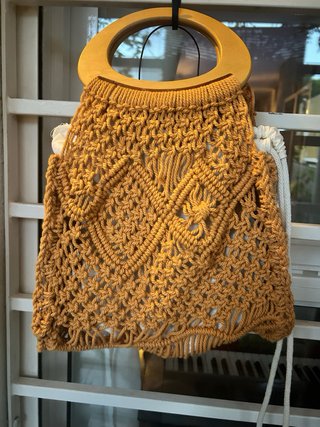 Bolso Macramé Hecho a Mano