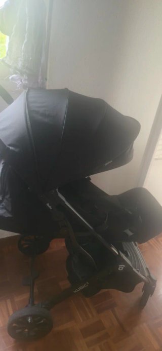 Silla de paseo KUBIC negra