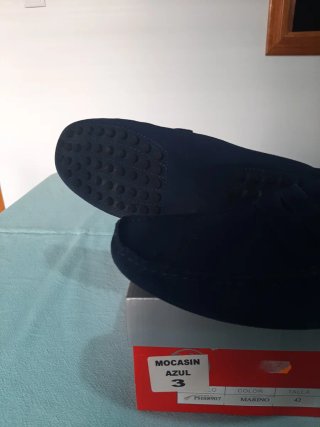Mocasines de Hombre Azul Marino
