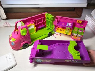 Caravana Pinypon Rosa y Morada