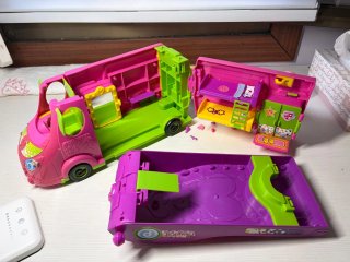 Caravana Pinypon Rosa y Morada