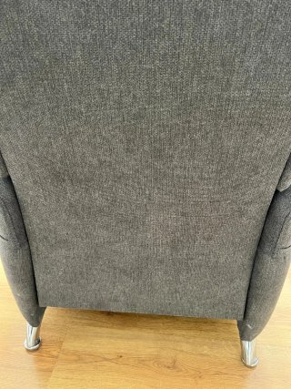 Butaca gris de tela