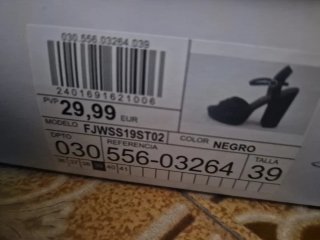Sandalias Formula Joven Tacón Ancho Negro