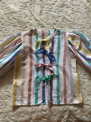 Blusa Rita Von Rayas Lazos