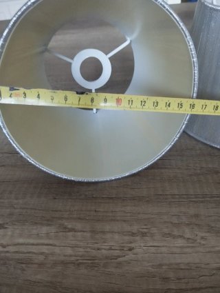 2 tulipas para mesita de noche plateadas