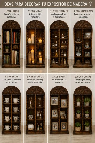 Mueble de madera tallado