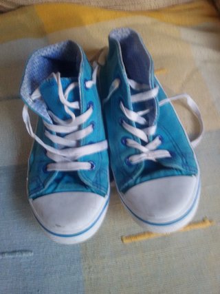 Zapatillas Botas Azul Cobalto Talla 32