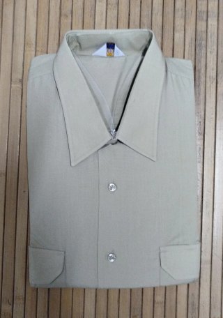 Camisa caqui manga larga Talla 46