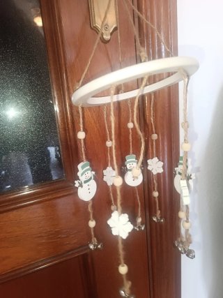 Lote 22 adornos navideños de madera
