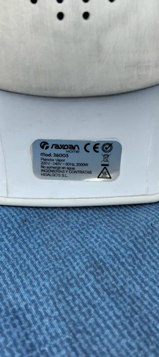Plancha de vapor