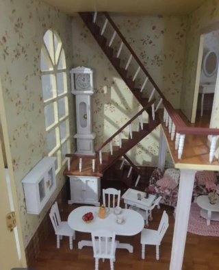 Casa de muñecas detallada