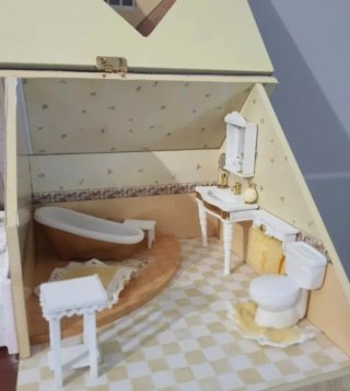 Casa de muñecas detallada
