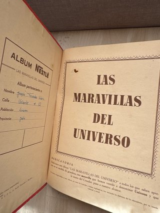 Álbum Las Maravillas del Universo Nestlé