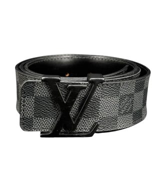Cinturón estilo Louis Vuitton LV Damier Graphite