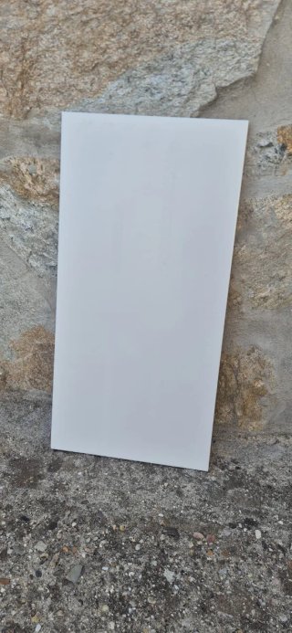 20 Azulejos blanco mate 30x60 no rectificado