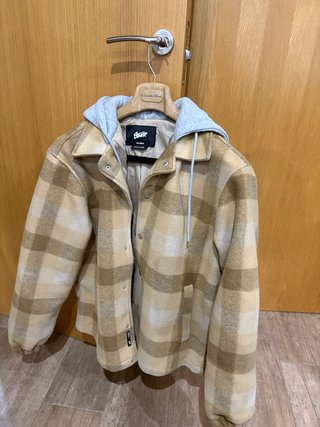 Chaqueta cuadros Pull&Bear Talla M