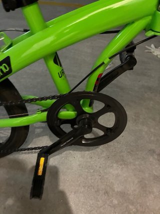 Bicicleta Plegable Verde