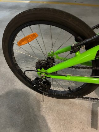 Bicicleta Plegable Verde