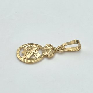 Colgante de oro de 18k. Real Madrid 1.08 gr.
