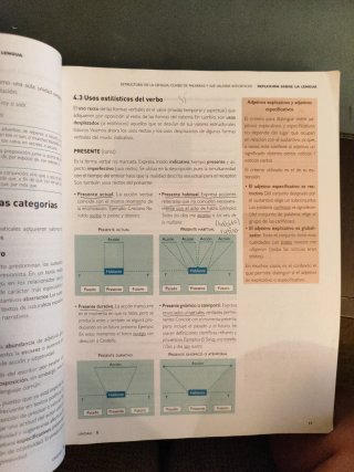 Lengua castellana y literatura 2, Le Bachillerato