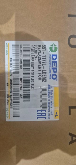 Faro Izquierdo y Derecho Renault Scenic