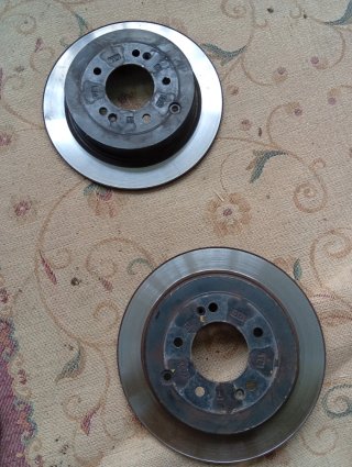 Discos de freno traseros