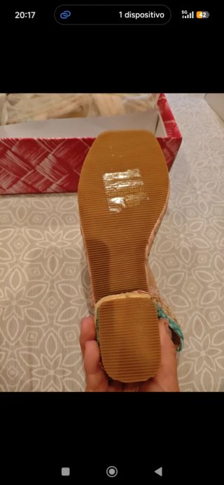 Sandalias cuña esparto H&D Talla 37