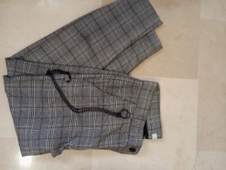 Pantalones vaqueros blancos rotos hombre