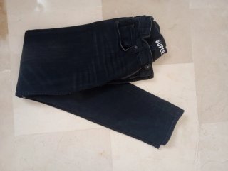 Pantalones vaqueros blancos rotos hombre