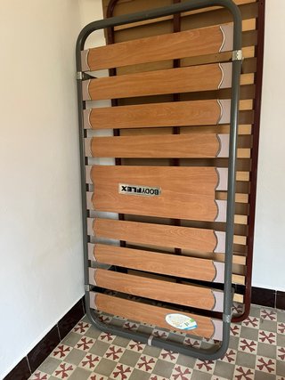 Somier individual BODYFLEX madera y metal 90x182cm