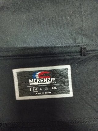 Chándal McKenzie Negro con Cremallera