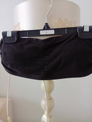 Top Bandeau Negro Talla M Stradivarius