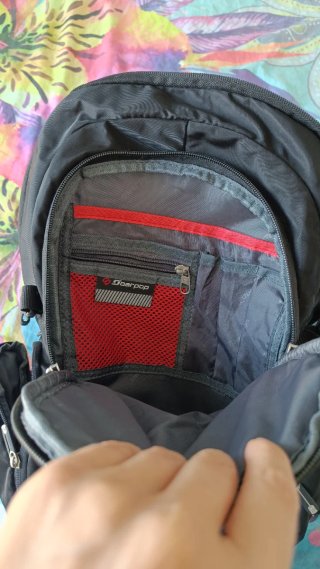 Mochila portátil negra