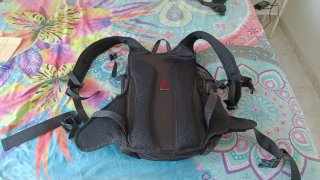 Mochila portátil negra