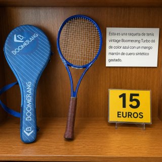 Raqueta Tenis Boomerang Turbo 66 + Funda
