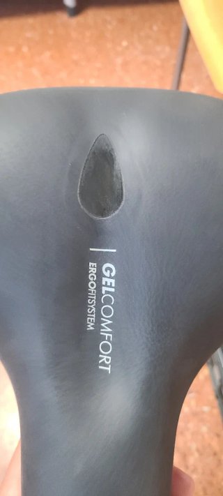 Sillín Bici Gel XL Marrón Ébano