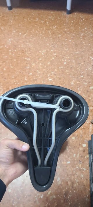 Sillín Bici Gel XL Marrón Ébano