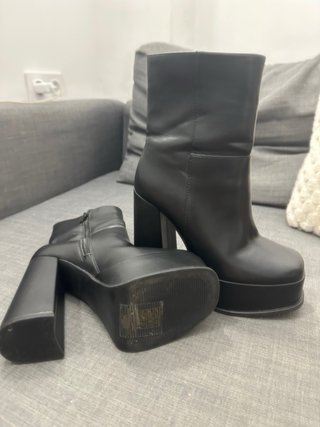 Botas altas negras plataforma