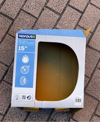 Tapacubos negros (Set de 3) 15”