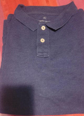 Camisa Polo Angelo Litrico Manga Corta XL Azul